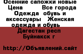 Осенние сапожки новые › Цена ­ 600 - Все города Одежда, обувь и аксессуары » Женская одежда и обувь   . Дагестан респ.,Буйнакск г.